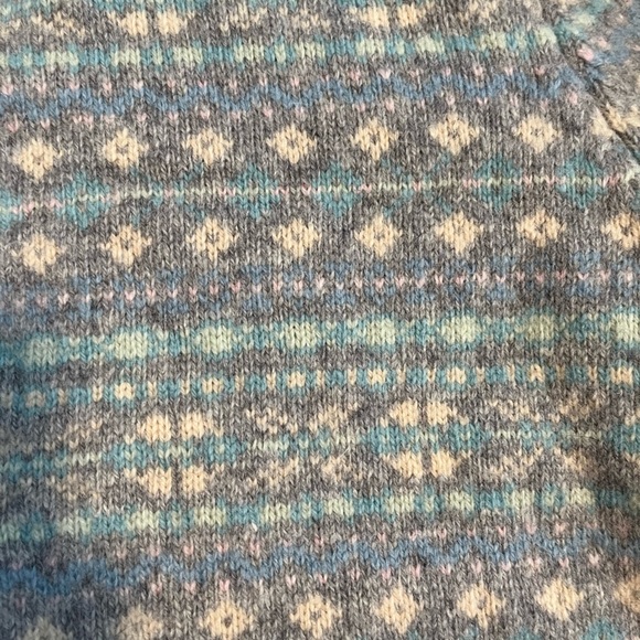 Newton Trading Co 100% Shetland wool fair isle cardigan - Picture 6 of 6